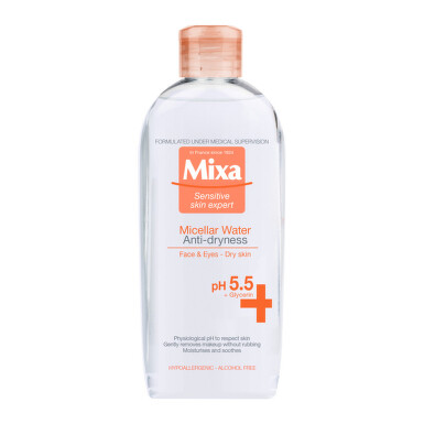 Mixa Anti-Dryness micelární voda proti vysušování pleti pro citlivou pleť 400ml