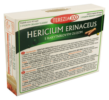 Hericium erinaceus s rakyt.olejem cps.30+30 ZDARMA
