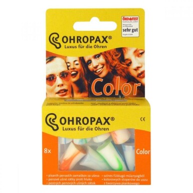 Chránič sluchu Ohropax Color 8ks