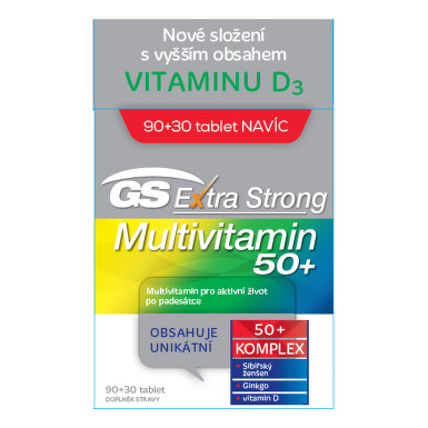 GS Extra Strong Multivitamin 50+ tbl.90+30 2021