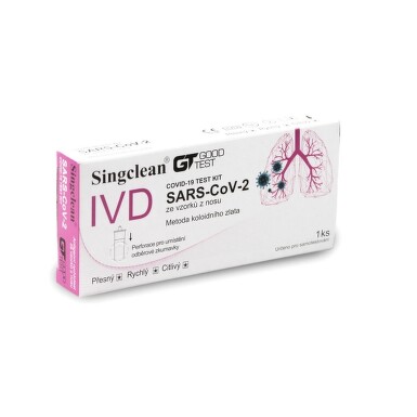 SINGCLEAN IVD Ag Rapid Test Kit antigenní výtěrový test 1 ks