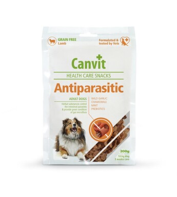 Canvit Snacks Antiparasitic pro psy 200g