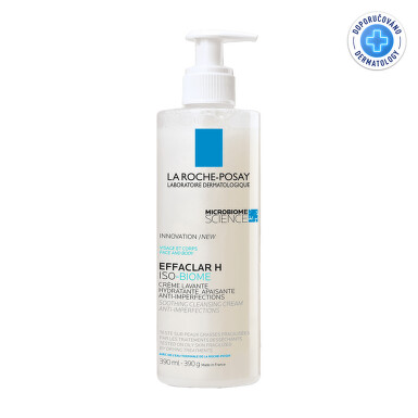 LA ROCHE-POSAY EFFACLAR H ISO-BIOME Zklidňující čisticí krém proti nedokonalostem  390 ml