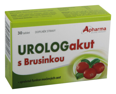 Apotheke UROLOGakut s brusinkou tbl. 30