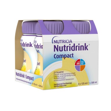 NUTRIDRINK COMPACT S PŘÍCHUTÍ VANILKOVOU perorální roztok 4X125ML