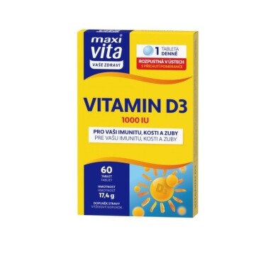 Maxi Vita Vitamin D3 1000 IU tbl.60