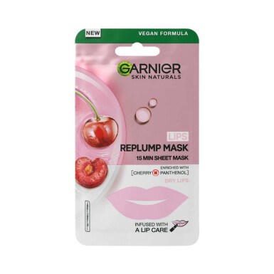 GARNIER Skin Naturals textilní maska na rty 5g