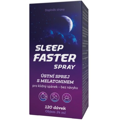 Sleep Faster ústní sprej s melatoninem 24ml