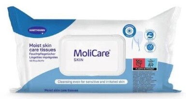 MoliCare Skin vlhké ošetřující ubrousky 50ks