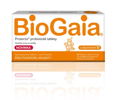 BioGaia Protectis s vit.D 30 žvýkacích tablet