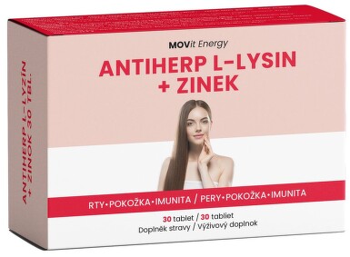 MOVit AntiHerp L-Lysin + Zinek tbl.30