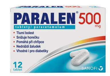 PARALEN 500MG neobalené tablety 12