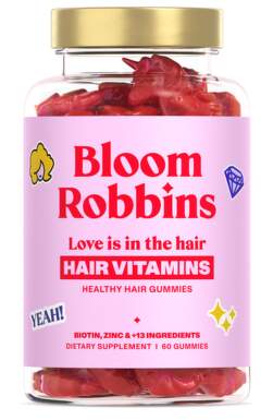 Bloom Robbins LOVE is in the HAIR - vitamíny na vlasy s biotinem gumídci 60ks