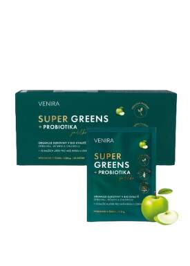Venira Super greens a probiotika jablko 30 sáčků