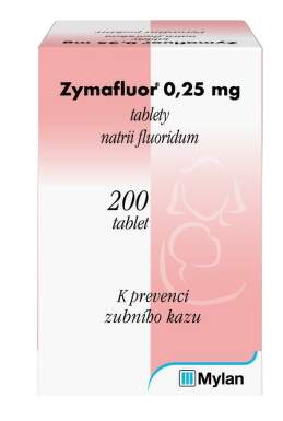 ZYMAFLUOR 0,25MG neobalené tablety 200