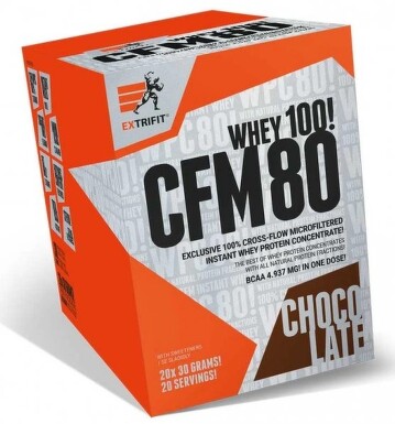 Extrifit CFM Instant Whey 80 20 x 30g chocolate