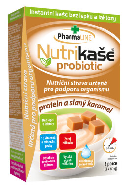 Nutrikaše probiotic protein a slaný karamel 3x60g
