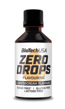 BioTech Zero Drops 50 ml cookies cream