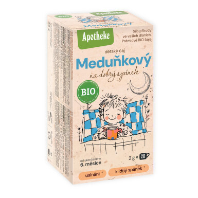 Apotheke BIO Dětský Meduňkový čaj 20x2g