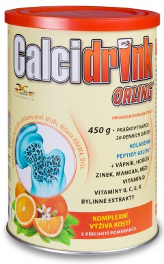 Calcidrink nápoj pomeranč 450g