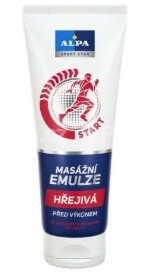 Alpa masážní emulze hřejivá 210ml