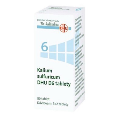 KALIUM SULFURICUM DHU D5-D30 neobalené tablety 80
