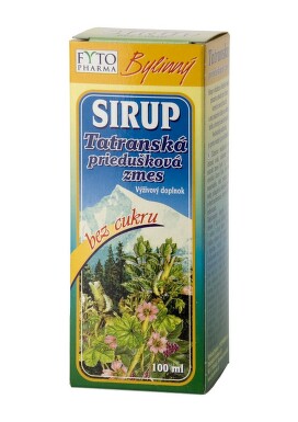 Tatranská průduš.směs Bylin.sirup bez cukru 100ml