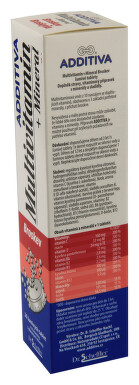 Additiva multivit.+minerál tbl.eff.20 broskev