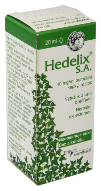 HEDELIX S.A. perorální kapky, roztok 1X20ML