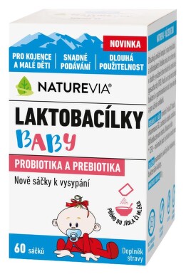 Swiss NatureVia Laktobacílky baby 60 sáčků