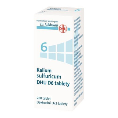 KALIUM SULFURICUM DHU D5-D30 neobalené tablety 200