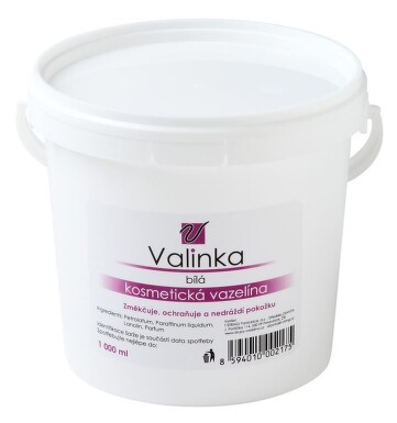 Vazelína bílá kosmetic.Valinka 1000 ml