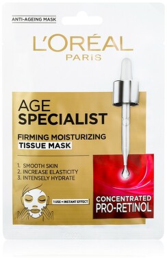 L´Oréal Paris Age Specialist 45+ zpevňující textilní maska