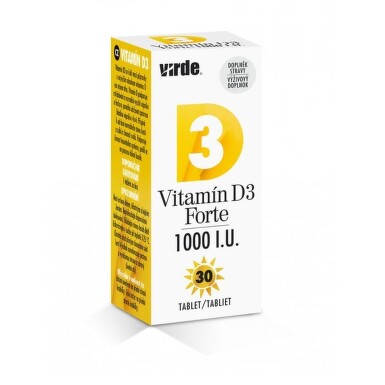 Vitamín D3 Forte 1000 I.U. tbl.30