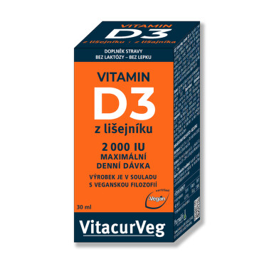 Pharmalife Vitamin D3 z lišejníku 2000 IU 30ml