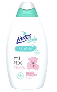 Mycí mléko a šampon LINTEO BABY 425ml