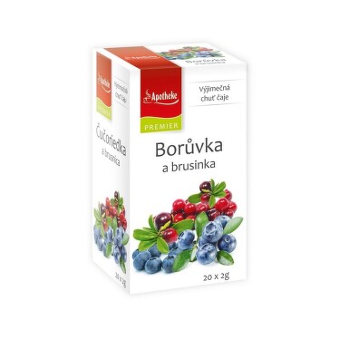 Apotheke Borůvka a brusinka čaj 20x2g n.n.