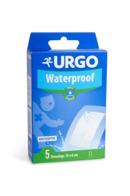 URGO Waterproof Voděod.náplast Aquafilm 10x6cm 5ks