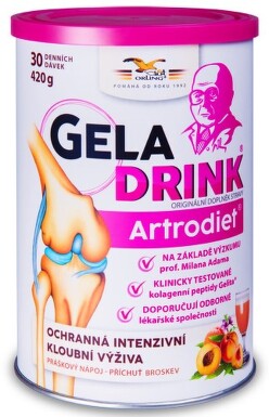 Geladrink Artrodiet nápoj broskev 420g