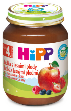 HiPP OVOCE BIO Jablka s lesními plody 125g