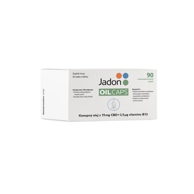 Jadon oil caps CBD s konopným olejem 15mgCBD+B12 cps.90