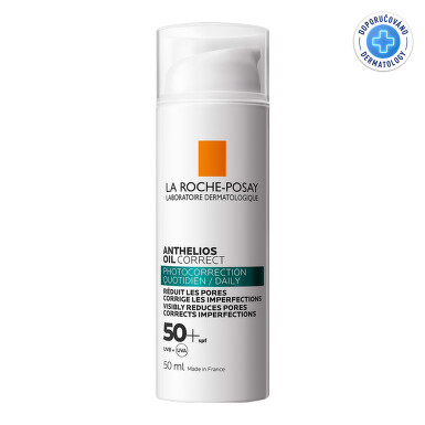 LA ROCHE-POSAY ANTHELIOS Oil Correct SPF50+ fotokorekční denní gel-krém 50 ml