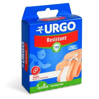 URGO RESISTANT Odolná náplast 1mx8cm NOVÁ