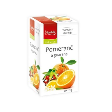 Apotheke Pomeranč a guarana čaj 20x2g