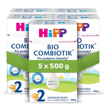 HiPP MLÉKO HiPP 2 BIO Combiotik 5x500g
