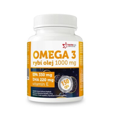 Omega 3 Rybí olej 1000mg EPA330mg/DHA220mg cps.150