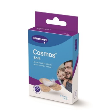 COSMOS Soft náplast jemná kulatá 22mm 20ks
