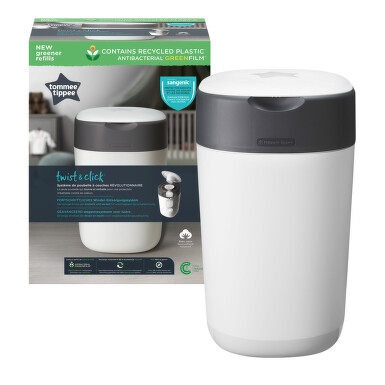 Tommee Tippee Twist & Click Koš na pleny bílý