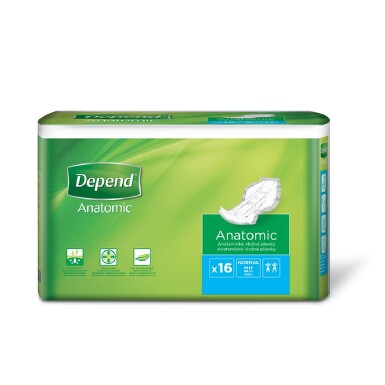 Depend Normal inkontinenční vložné pleny 16 ks