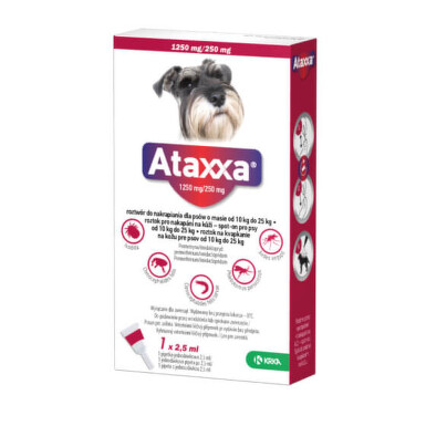 Ataxxa pro psy 10-25kg spot-on 1x2.5ml